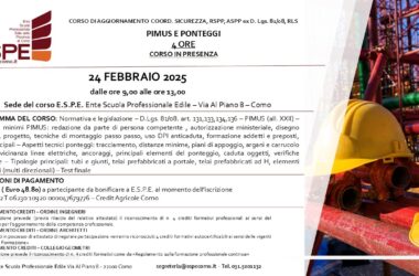 AGG. COORD. SIC., RSPP ASPP, RLS – PIMUS E PONTEGGI – IN PRESENZA – 24/02/2025